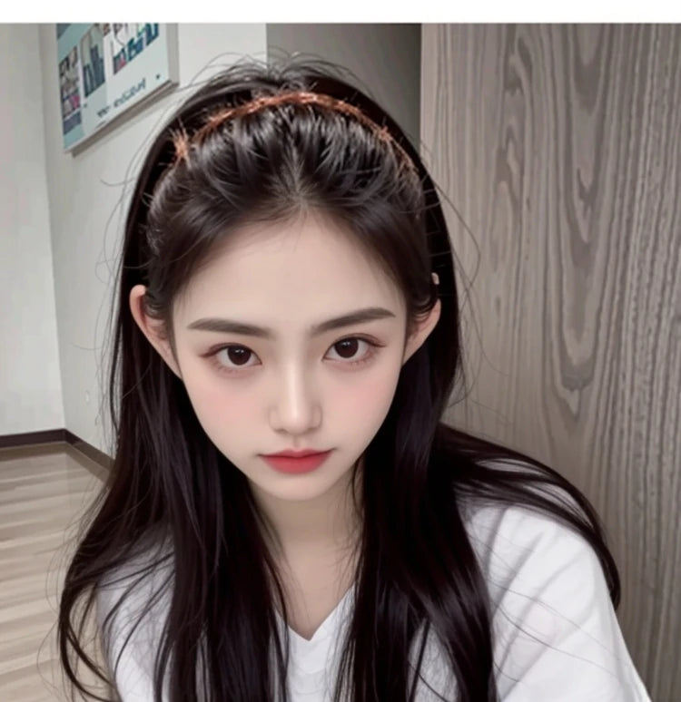 Brown Resin Wave Toothed Headband for Women High Skull Top Korean Zigzag Hair Comb Notched Hairband Hair Accessories